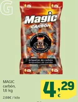 Oferta de Magic - Carbón por 4,29€ en HiperDino