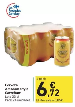 Oferta de Carrefour - Cerveza por 6,72€ en Carrefour Express