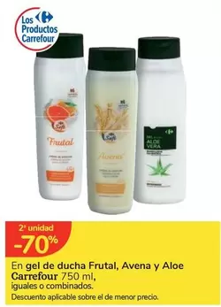 Oferta de Carrefour - En Gel De Ducha Frutal, Avena Y Aloe en Carrefour Express