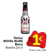 Oferta de Royal Bliss - Tonica Berry por 1€ en Carrefour Market