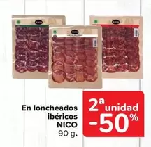 Oferta de Nico - En Loncheados Ibericos en Carrefour Market