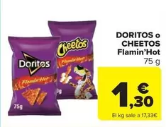 Oferta de Doritos - Doritos O Cheetos por 1,3€ en Carrefour Market