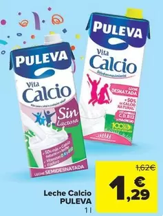 Oferta de Puleva - Leche Calcio por 1,29€ en Carrefour Market