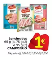 Oferta de Campofrío - Loncheados por 1€ en Carrefour Market