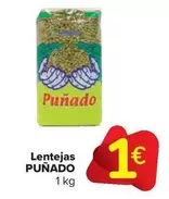 Oferta de Lentejas por 1€ en Carrefour Market