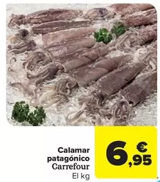 Oferta de Carrefour - Calamar Patagonico por 6,95€ en Carrefour Market