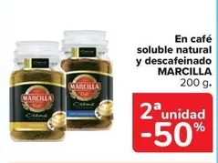 Oferta de Marcilla - En café soluble natural y descafeinado en Carrefour Market