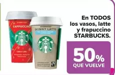 Oferta de Starbucks - En Todos Los Vasos, Latte Y Frapuccino en Carrefour Market