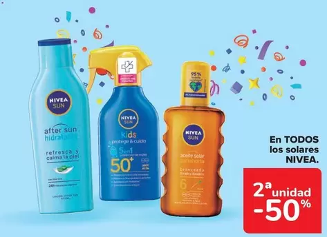 Oferta de Nivea - En Todos Los Solares en Carrefour Market