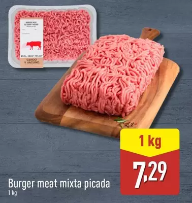 Oferta de Burger Meat Mixta Picada por 7,29€ en ALDI
