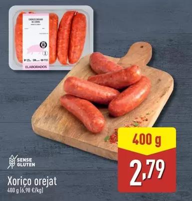 Oferta de Xorico Orejat por 2,79€ en ALDI