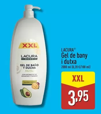 Oferta de Lacura - Gel De Bany I Dutxa por 3,95€ en ALDI