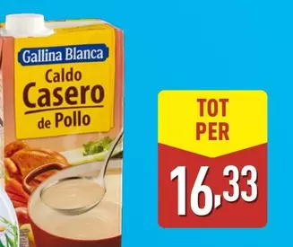 Oferta de Gallina Blanca - Caldo Casero De Pollo por 16,33€ en ALDI