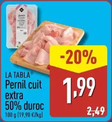 Oferta de La Tabla - Pernil Cuit Extra 50% Duroc por 1,99€ en ALDI