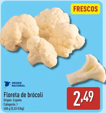 Oferta de Floreta De Brócoli por 2,49€ en ALDI