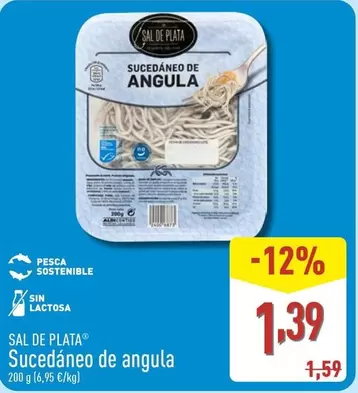 Oferta de Sal De Plata - Sucedaneo De Angulas por 1,39€ en ALDI