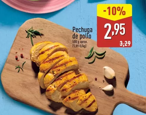 Oferta de Pechuga De Pollo por 2,95€ en ALDI