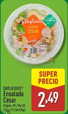 Oferta de Daylicious - Ensalada Cesar por 2,49€ en ALDI