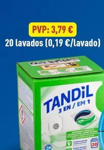 Oferta de Tandil - 20 Lavados por 3,79€ en ALDI