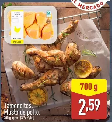 Oferta de Jamoncitos. Musto De Pollo por 2,59€ en ALDI