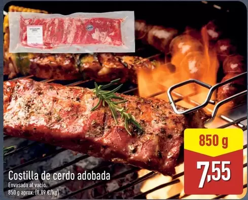 Oferta de Costilla De Cerdo Adobada por 7,55€ en ALDI