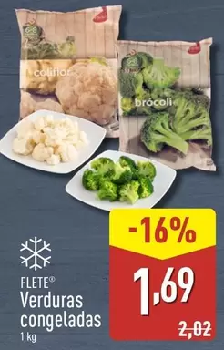 Oferta de Flete - Verduras Congeladas por 1,69€ en ALDI