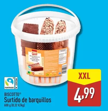 Oferta de Biscotto - Surtido De Barquillos por 4,99€ en ALDI