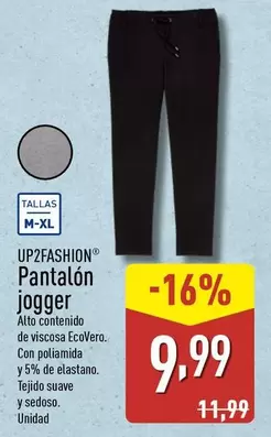 Oferta de Up2fashion - Pantalon Jogger por 9,99€ en ALDI