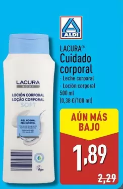 Oferta de Lacura - Cuidado Corporal por 1,89€ en ALDI