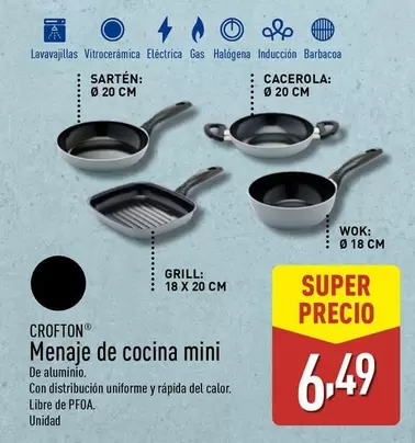 Oferta de Crofton - Menaje De Cocina Mini por 6,49€ en ALDI