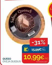 Oferta de Queso por 10,99€ en Supermercados La Despensa