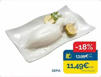 Oferta de Sepia por 11,49€ en Supermercados La Despensa