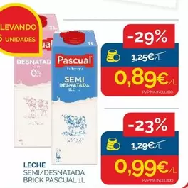 Oferta de Pascual - Semi/desnatada por 0,89€ en Supermercados La Despensa