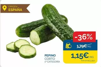 Oferta de Origen - Pepino por 1,15€ en Supermercados La Despensa