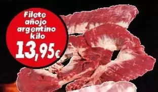 Oferta de Filete Añojo Argentino por 13,95€ en Supermercados Piedra