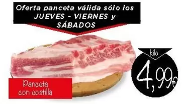 Oferta de Viernes Y Sabados por 4,99€ en Supermercados Piedra
