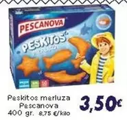 Oferta de Pescanova - Peskitos Merluza por 3,5€ en Supermercados Piedra
