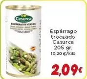Oferta de Cesurca - Esparrago Troceado por 2,09€ en Supermercados Piedra