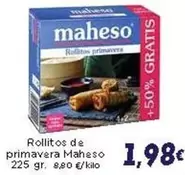 Oferta de Maheso - Rollitos De Primavera por 1,98€ en Supermercados Piedra
