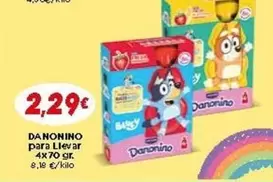 Oferta de Danonino - Para Llevar por 2,29€ en Supermercados Piedra