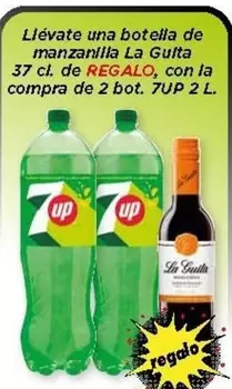Oferta de 7up - Llévate Una Botella De Manzanilla en Supermercados Piedra