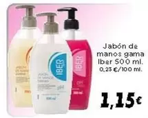 Oferta de Iber - Jabón De Manos  por 1,15€ en Supermercados Piedra
