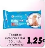 Oferta de Ifa Unnia - Toallitas Infantil por 1,25€ en Supermercados Piedra