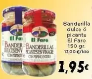 Oferta de El Faro - Banderilla Dulce Ó Picante por 1,95€ en Supermercados Piedra