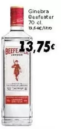 Oferta de Beefeater - Ginebra por 13,75€ en Supermercados Piedra