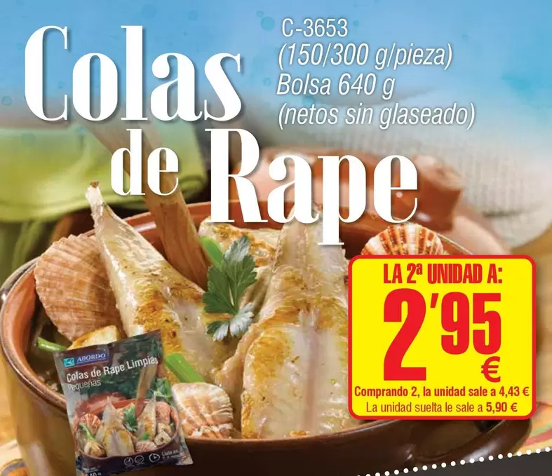 Oferta de Abordo - Colas De Rape por 4,49€ en Abordo