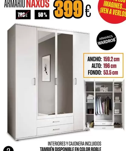 Oferta de Armario Naxos por 399€ en Hipo Gegant