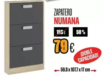 Oferta de Zapatero Numana  por 79€ en Hipo Gegant