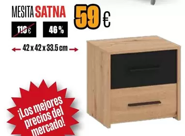 Oferta de Mesita Satna por 59€ en Hipo Gegant