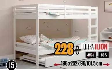 Oferta de Litera Ilion por 228€ en Hipo Gegant